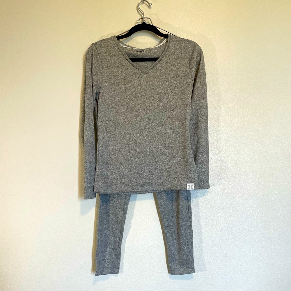 Hurley gray pajama/ lounge set